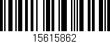 Código de barras (EAN, GTIN, SKU, ISBN): '15615862'