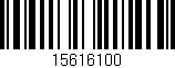 Código de barras (EAN, GTIN, SKU, ISBN): '15616100'