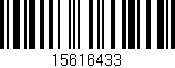 Código de barras (EAN, GTIN, SKU, ISBN): '15616433'