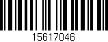 Código de barras (EAN, GTIN, SKU, ISBN): '15617046'