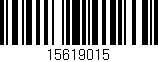 Código de barras (EAN, GTIN, SKU, ISBN): '15619015'