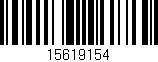 Código de barras (EAN, GTIN, SKU, ISBN): '15619154'