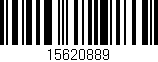 Código de barras (EAN, GTIN, SKU, ISBN): '15620889'