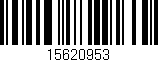 Código de barras (EAN, GTIN, SKU, ISBN): '15620953'