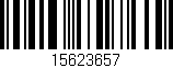 Código de barras (EAN, GTIN, SKU, ISBN): '15623657'