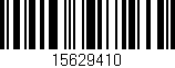 Código de barras (EAN, GTIN, SKU, ISBN): '15629410'