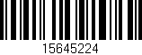 Código de barras (EAN, GTIN, SKU, ISBN): '15645224'