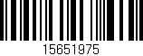 Código de barras (EAN, GTIN, SKU, ISBN): '15651975'