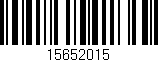 Código de barras (EAN, GTIN, SKU, ISBN): '15652015'