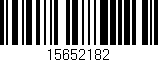 Código de barras (EAN, GTIN, SKU, ISBN): '15652182'