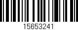 Código de barras (EAN, GTIN, SKU, ISBN): '15653241'