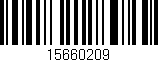 Código de barras (EAN, GTIN, SKU, ISBN): '15660209'