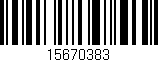 Código de barras (EAN, GTIN, SKU, ISBN): '15670383'