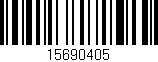 Código de barras (EAN, GTIN, SKU, ISBN): '15690405'