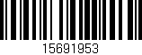Código de barras (EAN, GTIN, SKU, ISBN): '15691953'