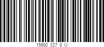Código de barras (EAN, GTIN, SKU, ISBN): '15692_227_0_U'