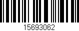 Código de barras (EAN, GTIN, SKU, ISBN): '15693062'