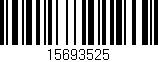 Código de barras (EAN, GTIN, SKU, ISBN): '15693525'