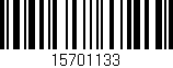 Código de barras (EAN, GTIN, SKU, ISBN): '15701133'