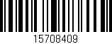 Código de barras (EAN, GTIN, SKU, ISBN): '15708409'