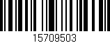 Código de barras (EAN, GTIN, SKU, ISBN): '15709503'