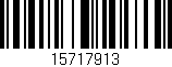 Código de barras (EAN, GTIN, SKU, ISBN): '15717913'