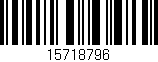 Código de barras (EAN, GTIN, SKU, ISBN): '15718796'