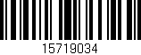 Código de barras (EAN, GTIN, SKU, ISBN): '15719034'