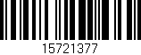 Código de barras (EAN, GTIN, SKU, ISBN): '15721377'