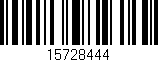 Código de barras (EAN, GTIN, SKU, ISBN): '15728444'
