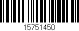 Código de barras (EAN, GTIN, SKU, ISBN): '15751450'