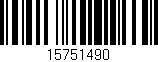 Código de barras (EAN, GTIN, SKU, ISBN): '15751490'