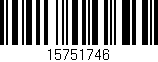 Código de barras (EAN, GTIN, SKU, ISBN): '15751746'