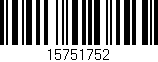 Código de barras (EAN, GTIN, SKU, ISBN): '15751752'