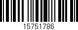 Código de barras (EAN, GTIN, SKU, ISBN): '15751786'