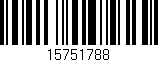 Código de barras (EAN, GTIN, SKU, ISBN): '15751788'
