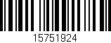 Código de barras (EAN, GTIN, SKU, ISBN): '15751924'