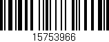 Código de barras (EAN, GTIN, SKU, ISBN): '15753966'