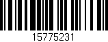 Código de barras (EAN, GTIN, SKU, ISBN): '15775231'