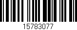 Código de barras (EAN, GTIN, SKU, ISBN): '15783077'