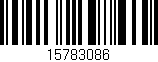 Código de barras (EAN, GTIN, SKU, ISBN): '15783086'