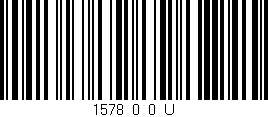 Código de barras (EAN, GTIN, SKU, ISBN): '1578_0_0_U'