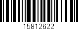 Código de barras (EAN, GTIN, SKU, ISBN): '15812622'