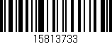 Código de barras (EAN, GTIN, SKU, ISBN): '15813733'