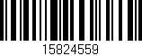 Código de barras (EAN, GTIN, SKU, ISBN): '15824559'