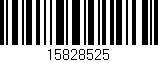 Código de barras (EAN, GTIN, SKU, ISBN): '15828525'