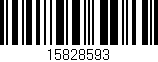 Código de barras (EAN, GTIN, SKU, ISBN): '15828593'