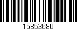 Código de barras (EAN, GTIN, SKU, ISBN): '15853680'