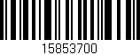 Código de barras (EAN, GTIN, SKU, ISBN): '15853700'