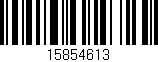 Código de barras (EAN, GTIN, SKU, ISBN): '15854613'